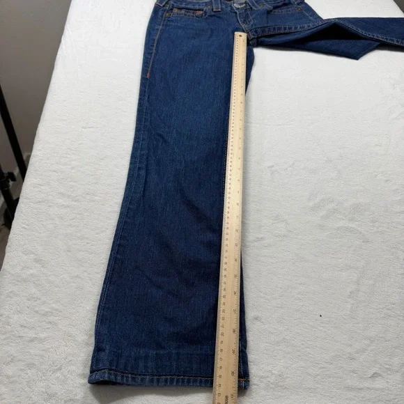 True Religion Bootcut Jeans Womens 28 Blue Excellent Low Rise Made in USA 04502